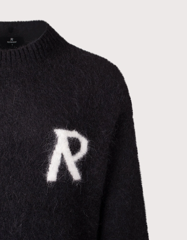 Logo Knit Sweatshirt