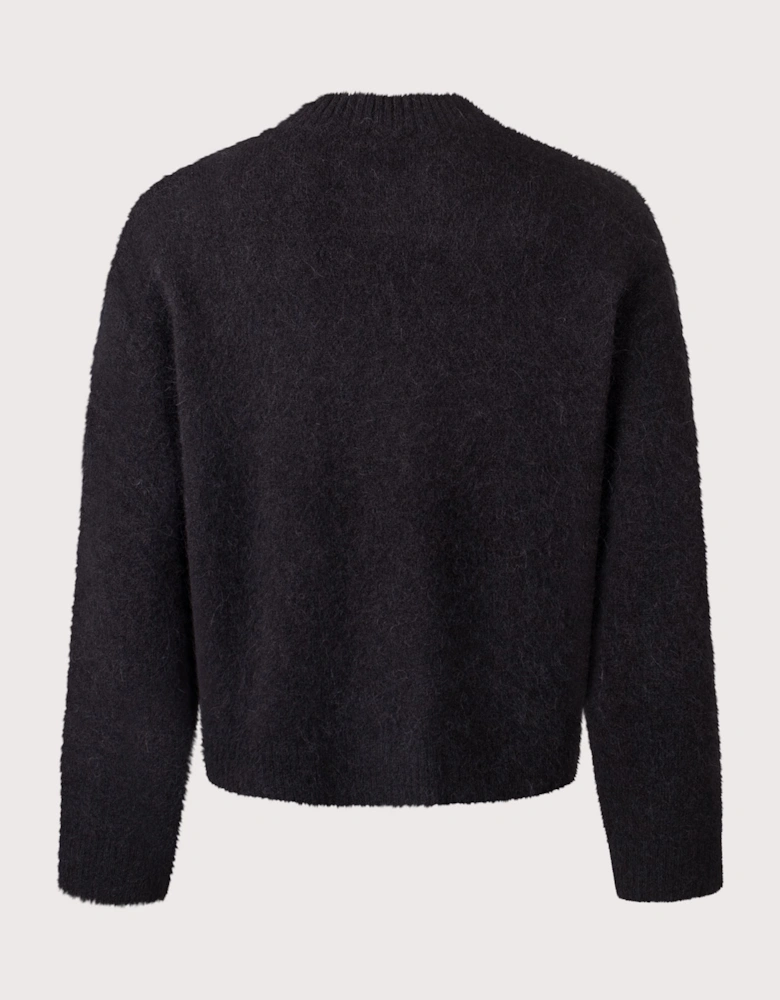 Logo Knit Sweatshirt