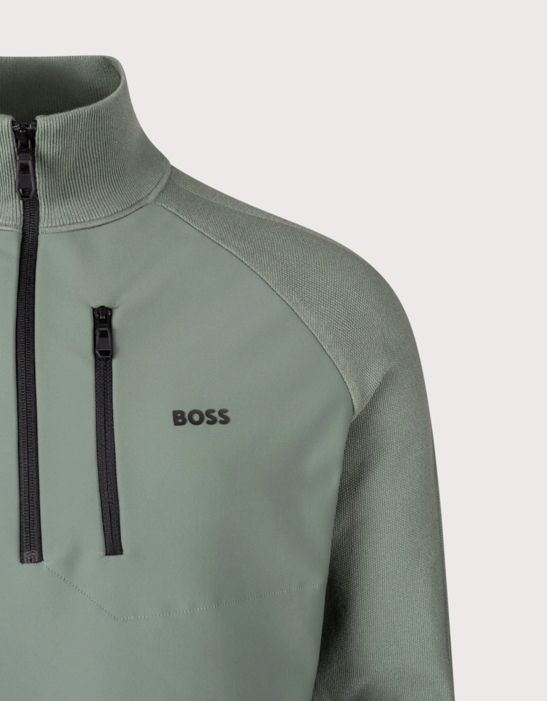 Civic Quarter Zip Hybrid Knit Sweatshirt