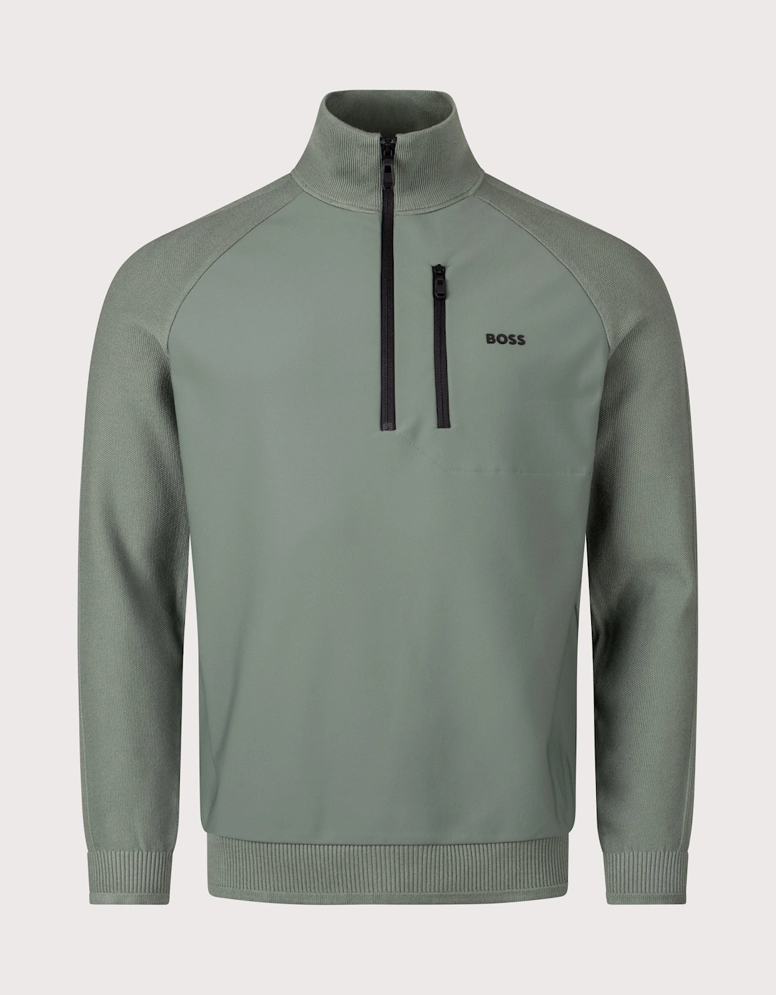 Civic Quarter Zip Hybrid Knit Sweatshirt