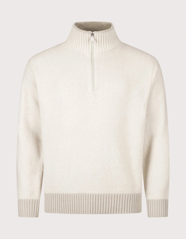 Oversized Kobear Quarter Zip Jumper