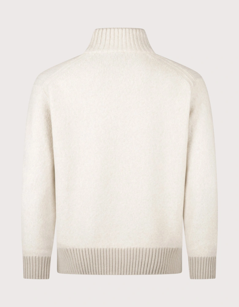 Oversized Kobear Quarter Zip Jumper