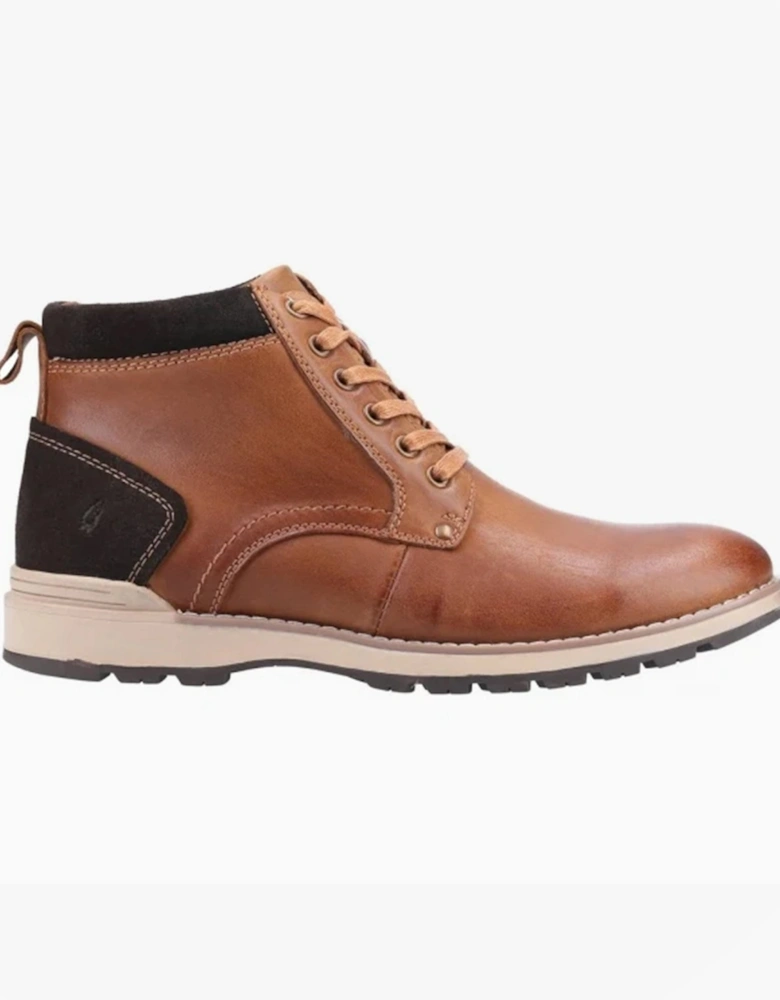 DEAN Mens Waxy Nubuck Chukka Boots Tan