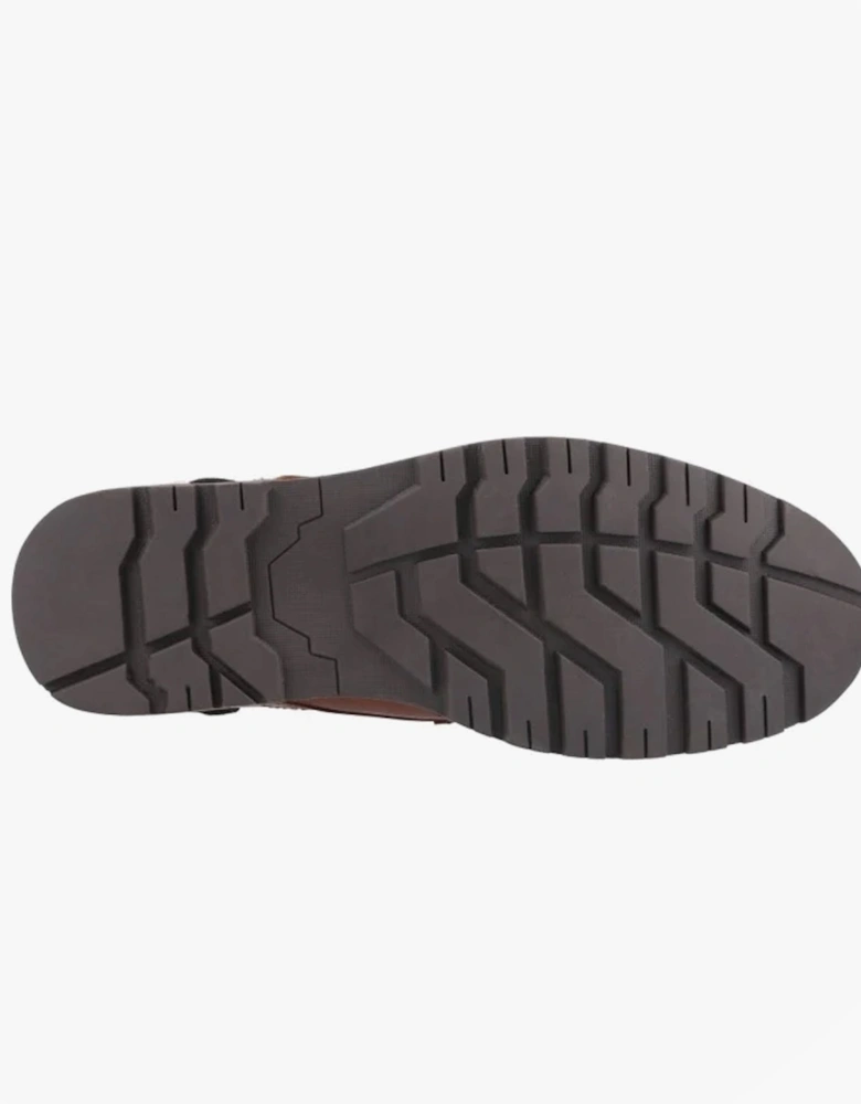 DEAN Mens Waxy Nubuck Chukka Boots Tan