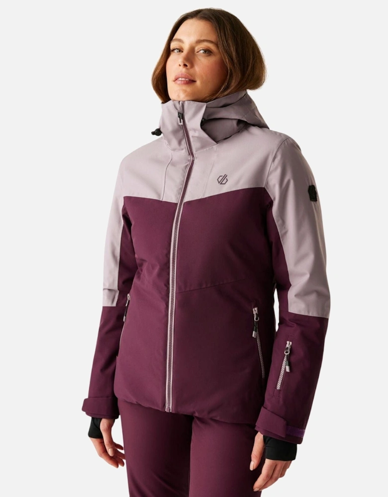 Womens Iced Taped Seams Waterproof Ski Jacket