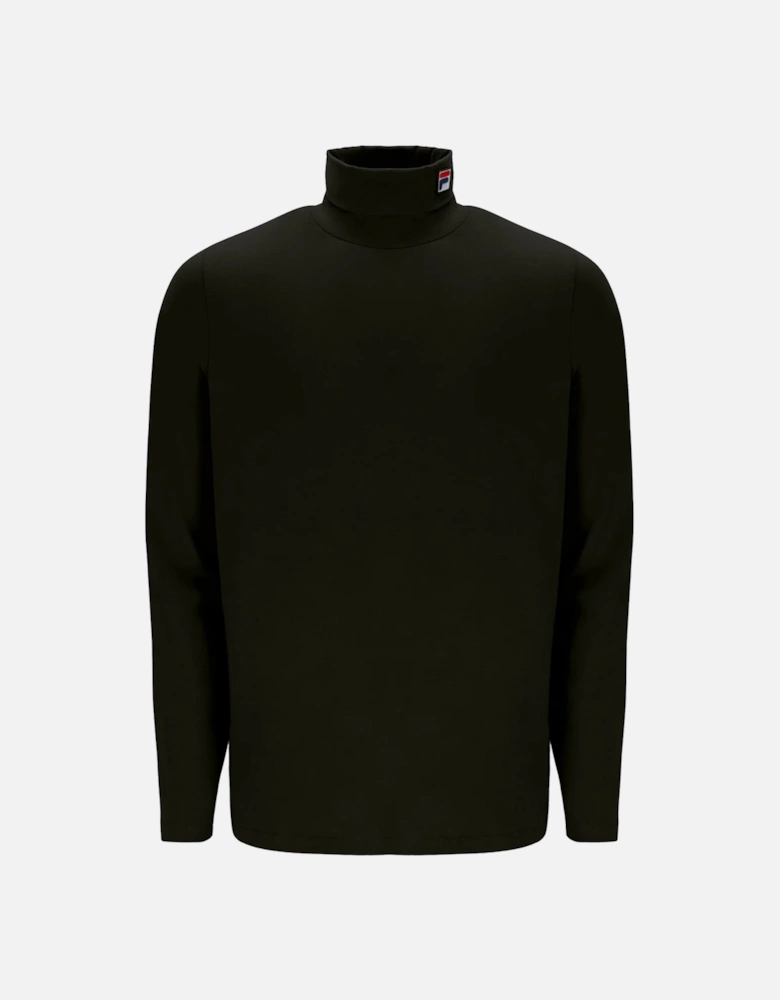 19th Classic Roll Neck T-Shirt Black