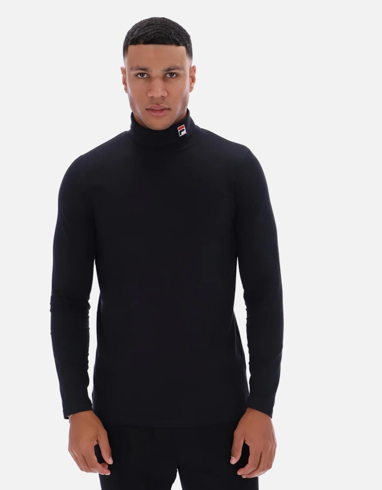 19th Classic Roll Neck T-Shirt Black