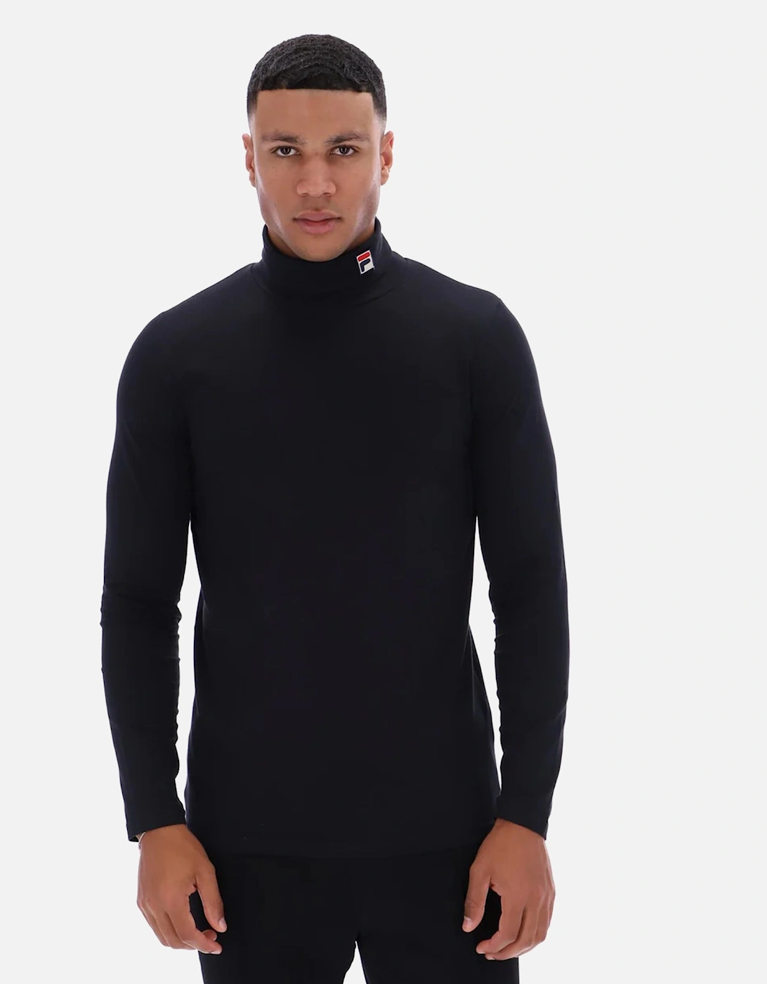 19th Classic Roll Neck T-Shirt Black