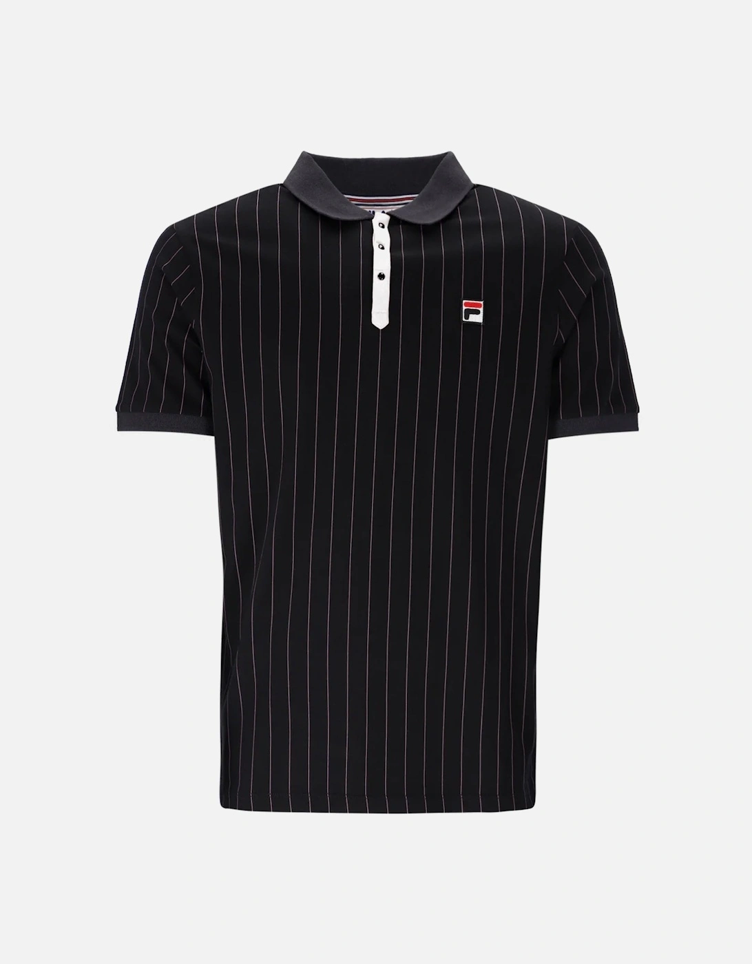 BB1 Classic Striped Polo Shirt Black/Gardenia/Fig/Charcoal, 5 of 4