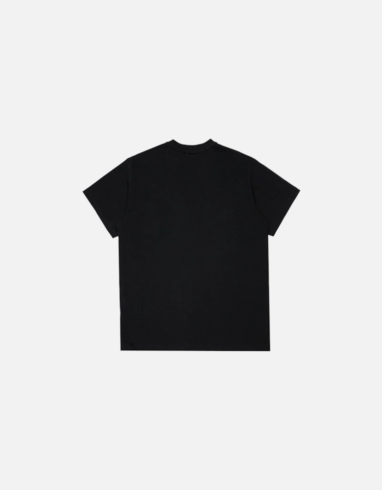 Check Pocket T-Shirt in Black