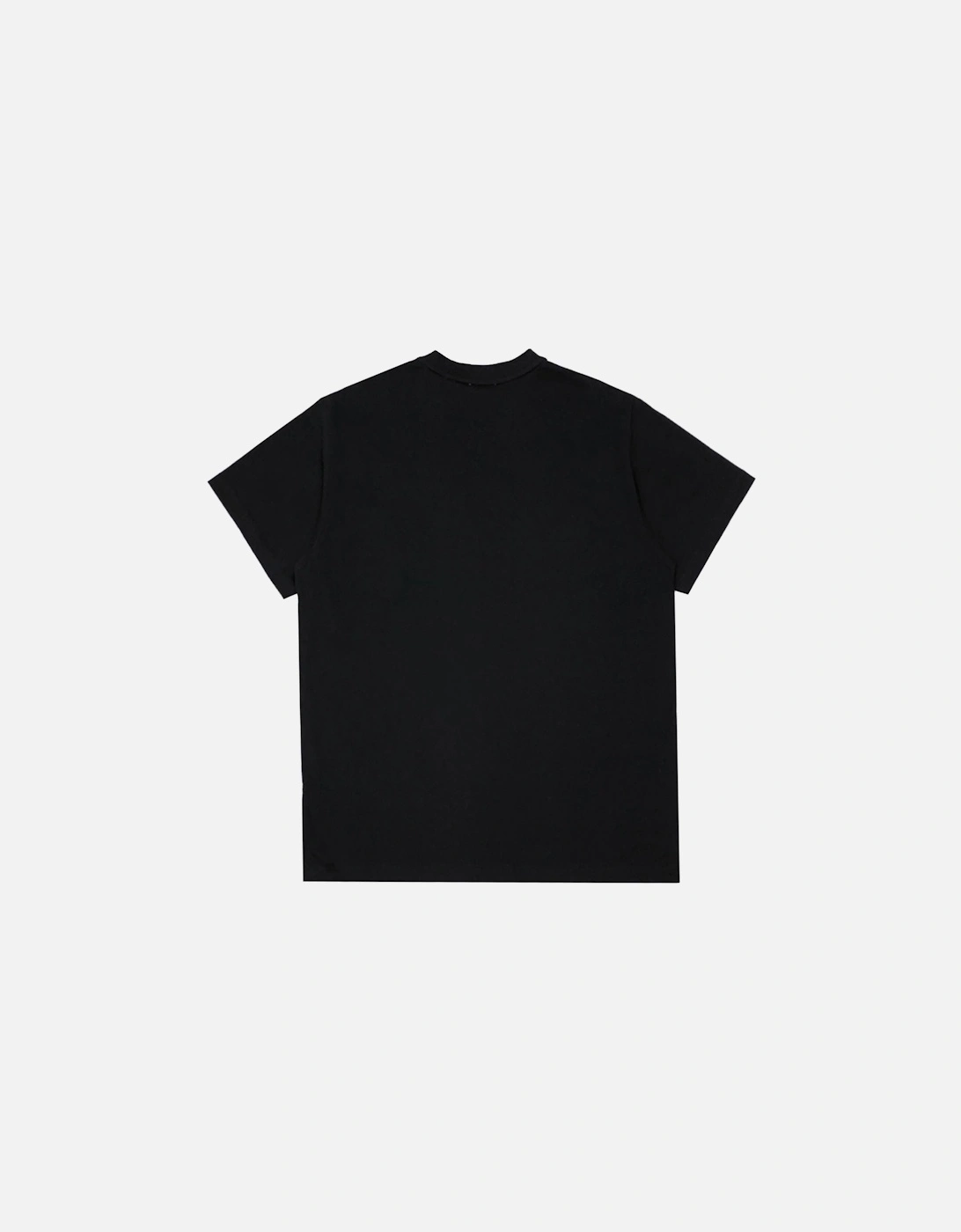Check Pocket T-Shirt in Black
