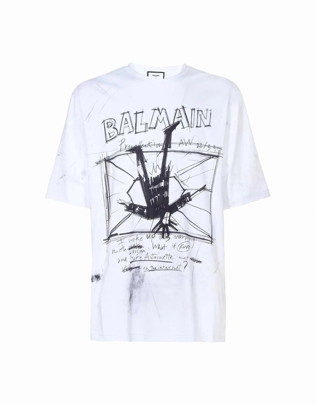 Sketch Drawing Logo T-Shirt in White, 5 of 4