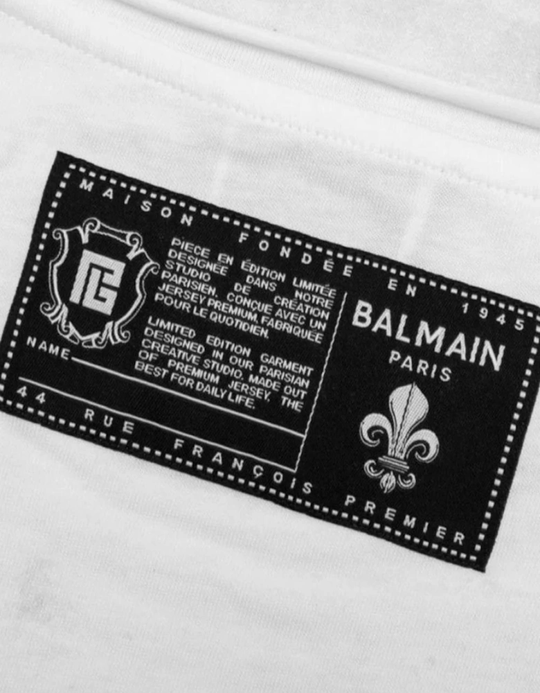 Sketch Drawing Logo T-Shirt in White