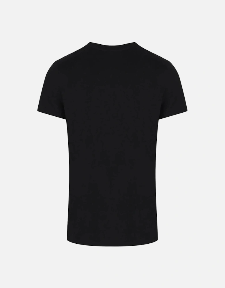 Paris Rainbow Logo T-Shirt in Black