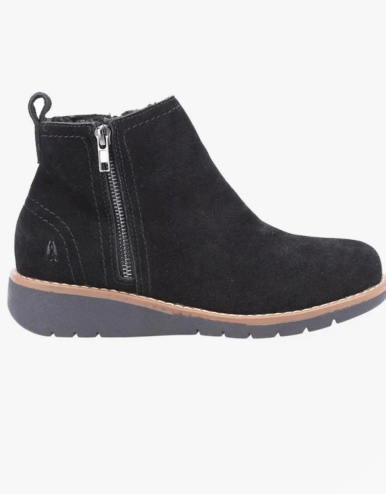 LIBBY Womens Suede Boots Black
