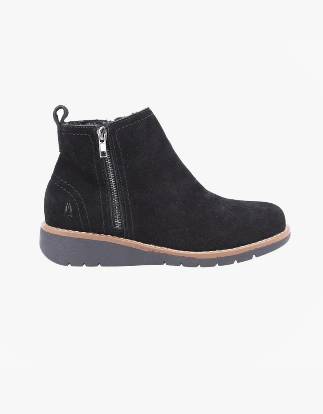 Hush Puppies Women's Hush Puppies LIBBY Womens Suede Boots Black