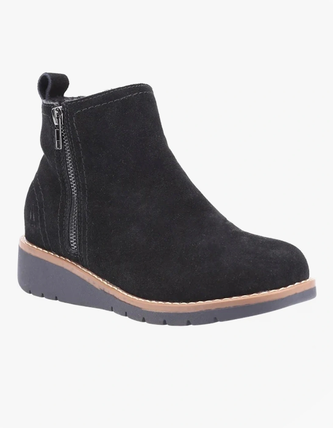 LIBBY Womens Suede Boots Black