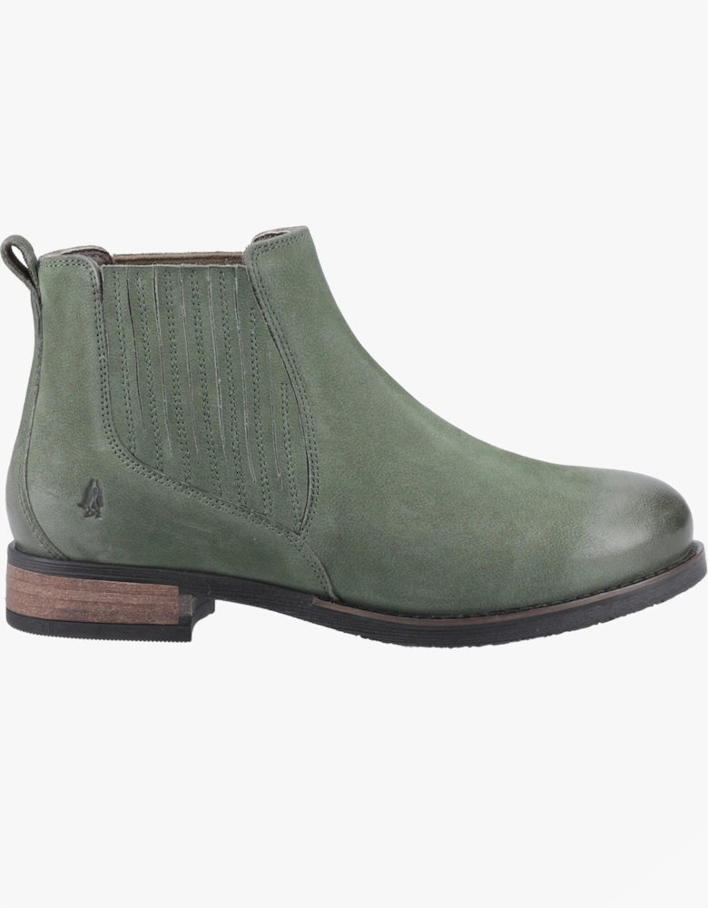 EDITH Womens Ankle Chelsea Boots Green