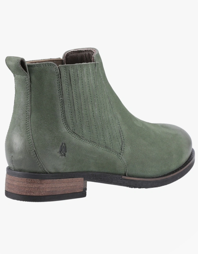 EDITH Womens Ankle Chelsea Boots Green