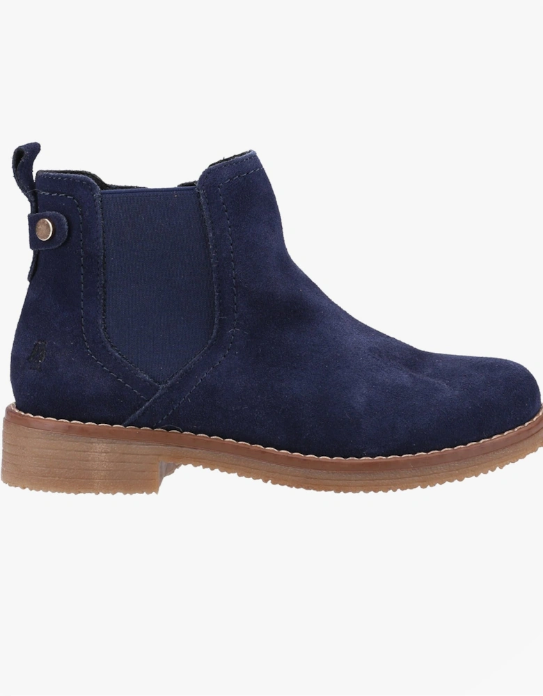 MADDY WIDE Womens Chelsea Boots Navy