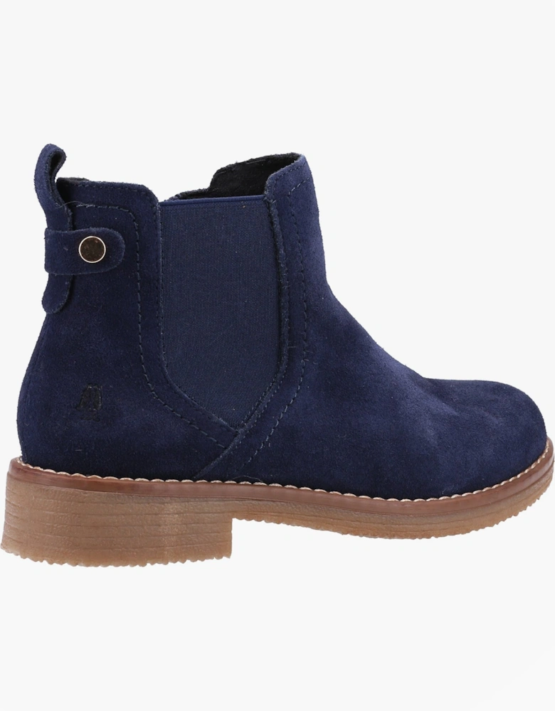 MADDY WIDE Womens Chelsea Boots Navy