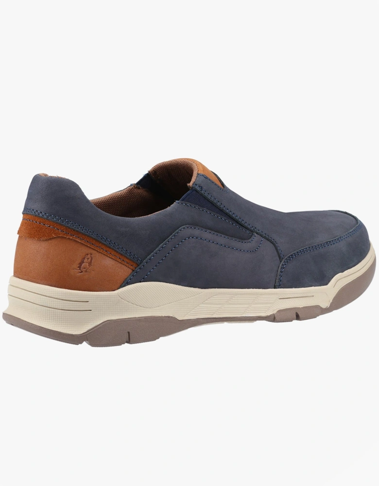FLETCHER Mens Slip On Shoes Navy