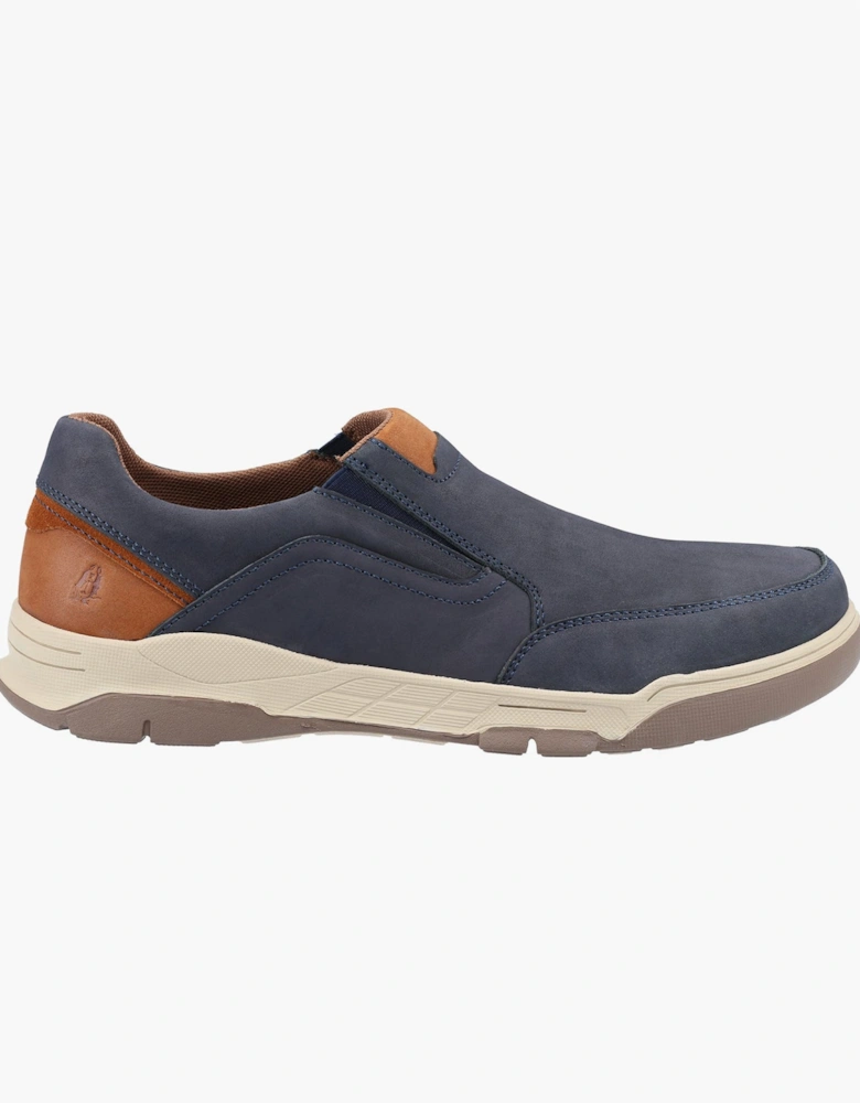 FLETCHER Mens Slip On Shoes Navy