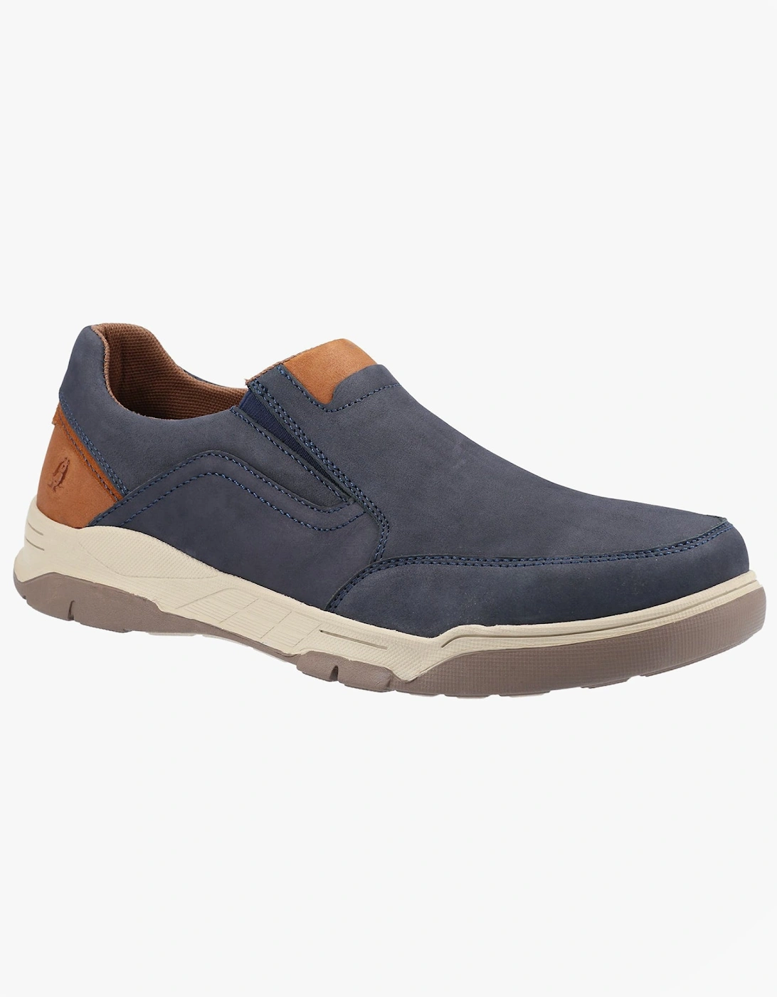 FLETCHER Mens Slip On Shoes Navy