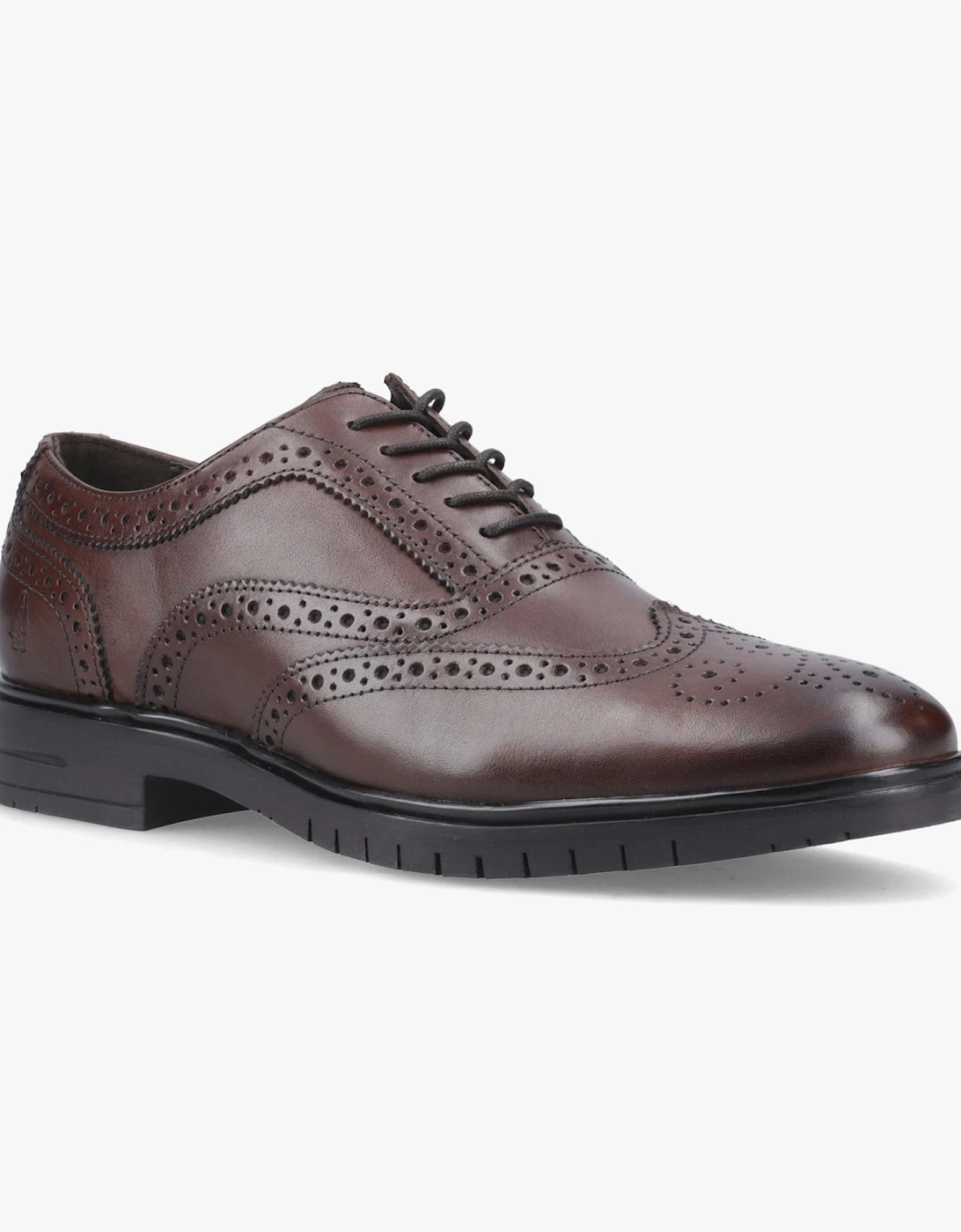SANTIAGO Mens Brogue Shoes Brown