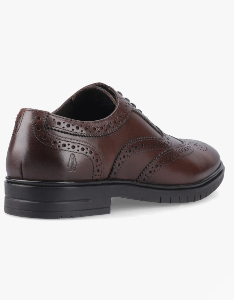 SANTIAGO Mens Brogue Shoes Brown