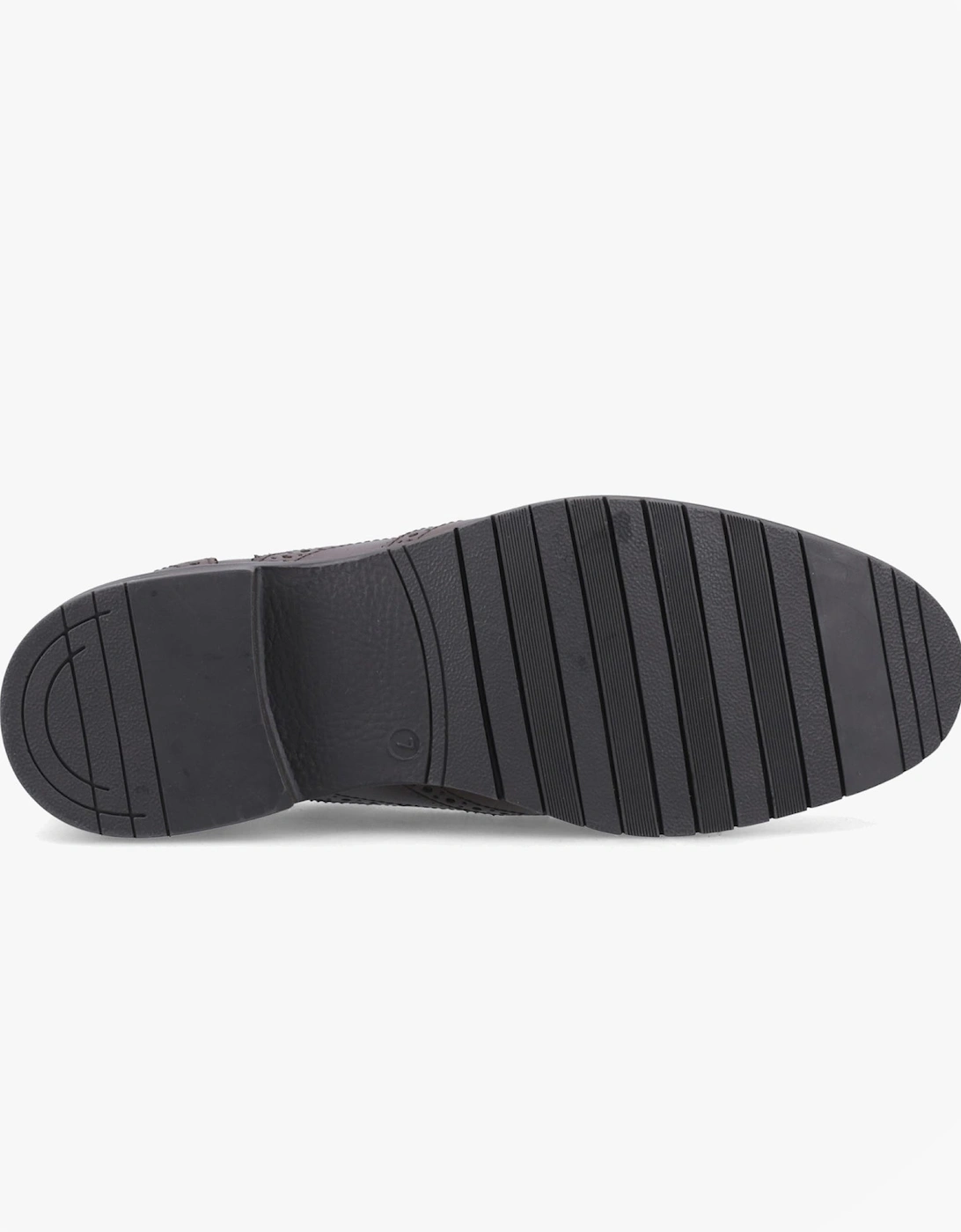 SANTIAGO Mens Brogue Shoes Brown