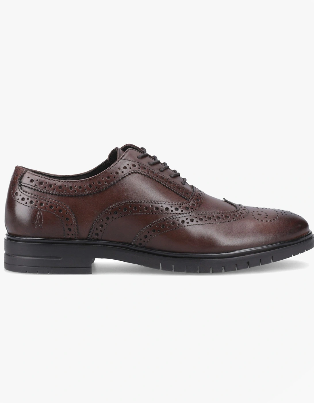 SANTIAGO Mens Brogue Shoes Brown, 5 of 4