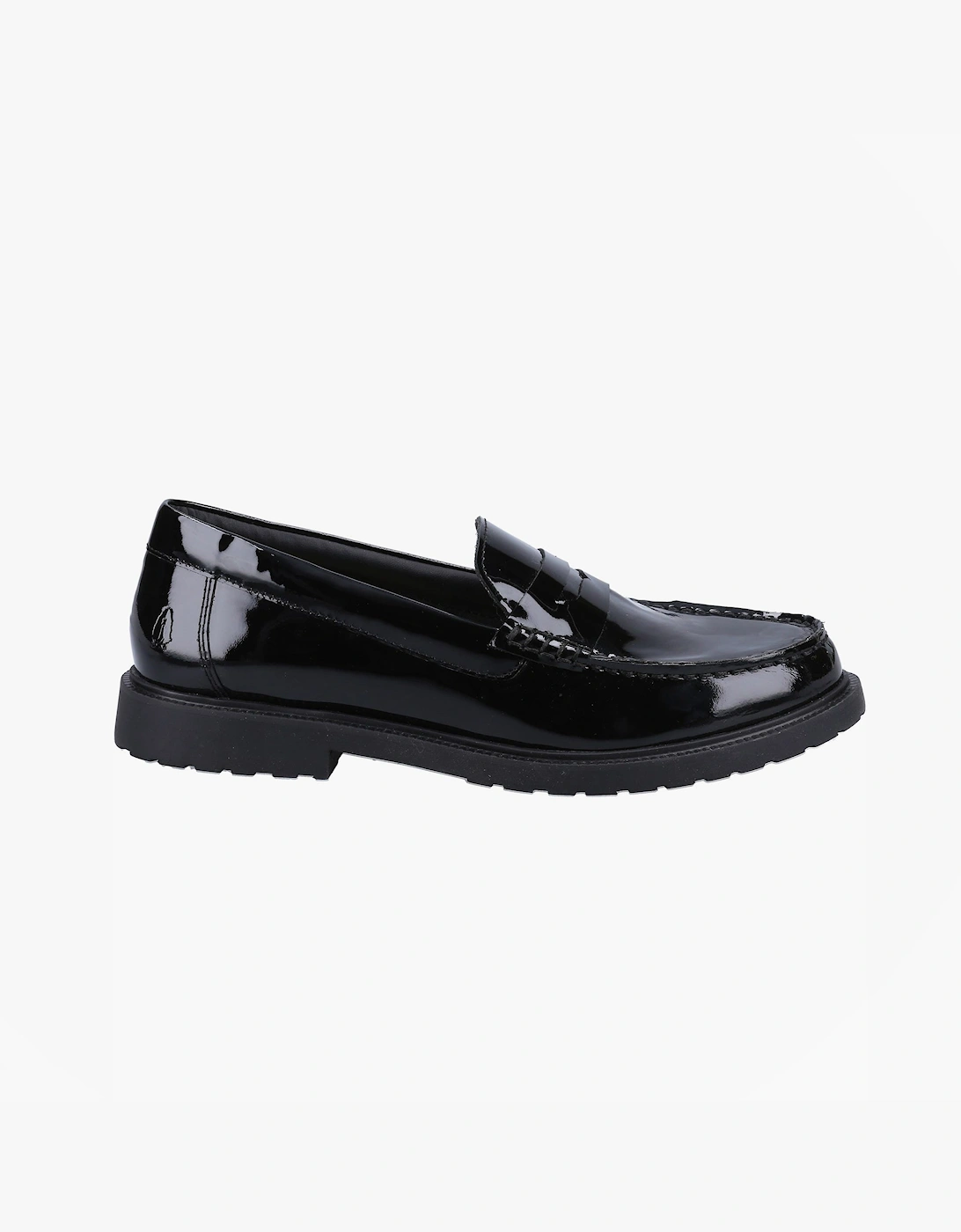 Hush Puppies Women's Hush Puppies VERITY SLIP ON Womens Loafer Shoes Patent Black