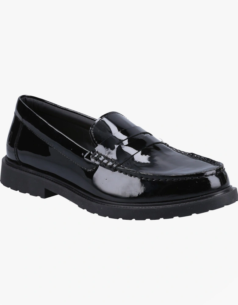 VERITY SLIP ON Womens Loafer Shoes Patent Black