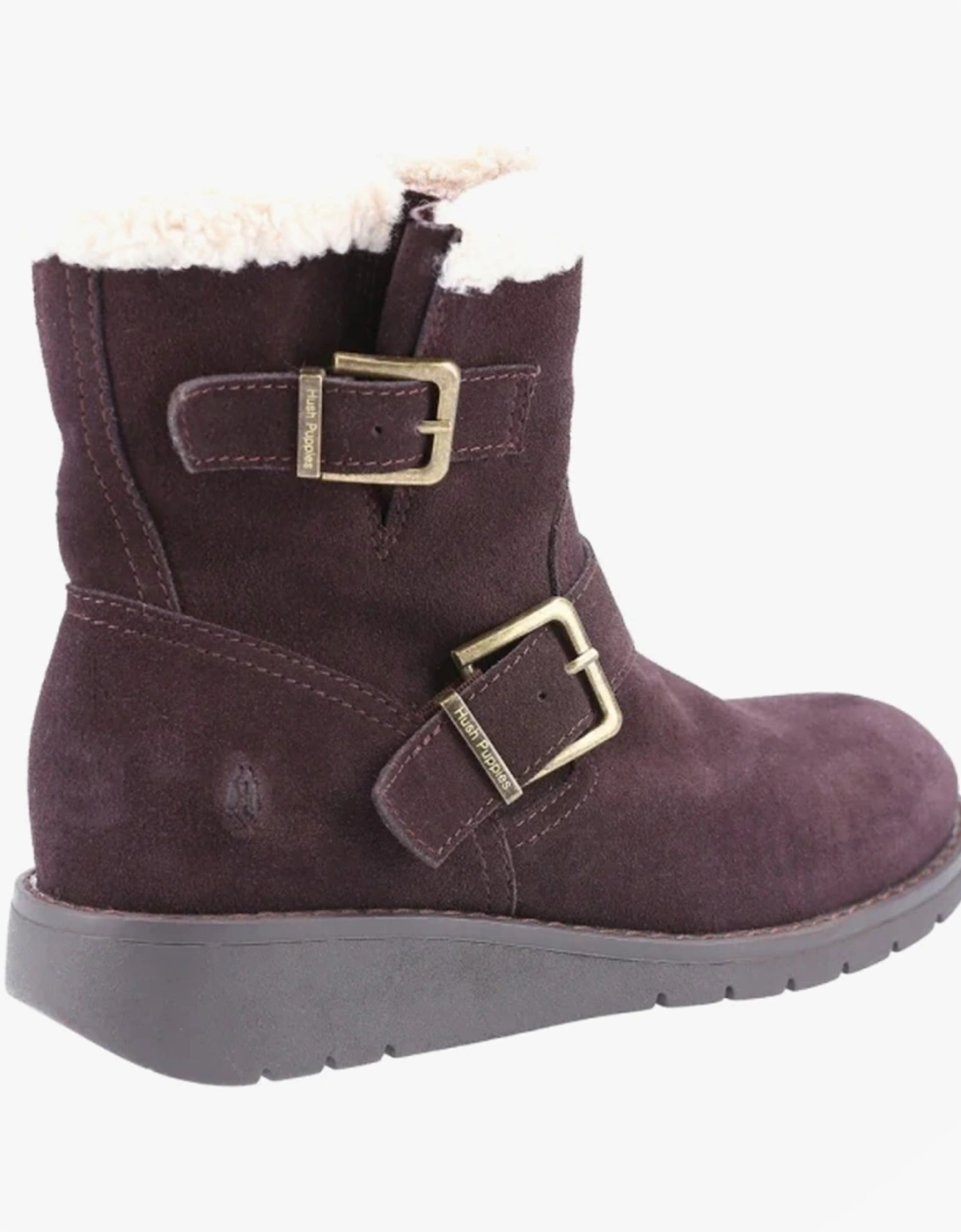 LEXIE Womens Suede Boots Brown
