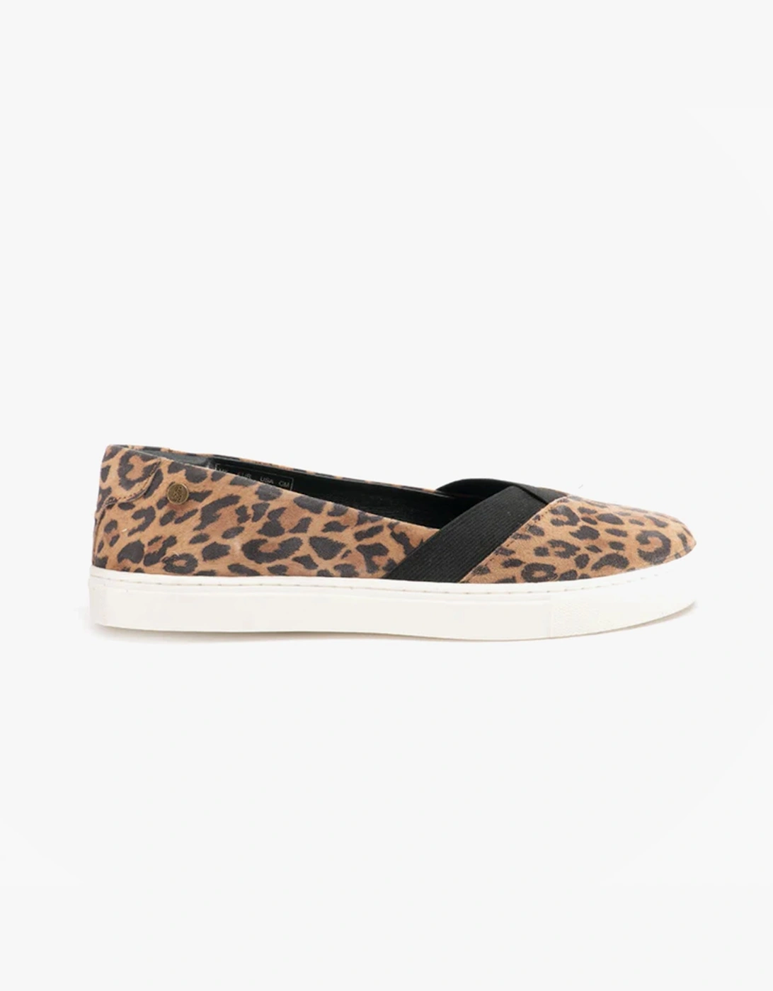 Hush Puppies Women's Hush Puppies TIFFANY Womens Suede Slip On Pumps Leopard - Brown