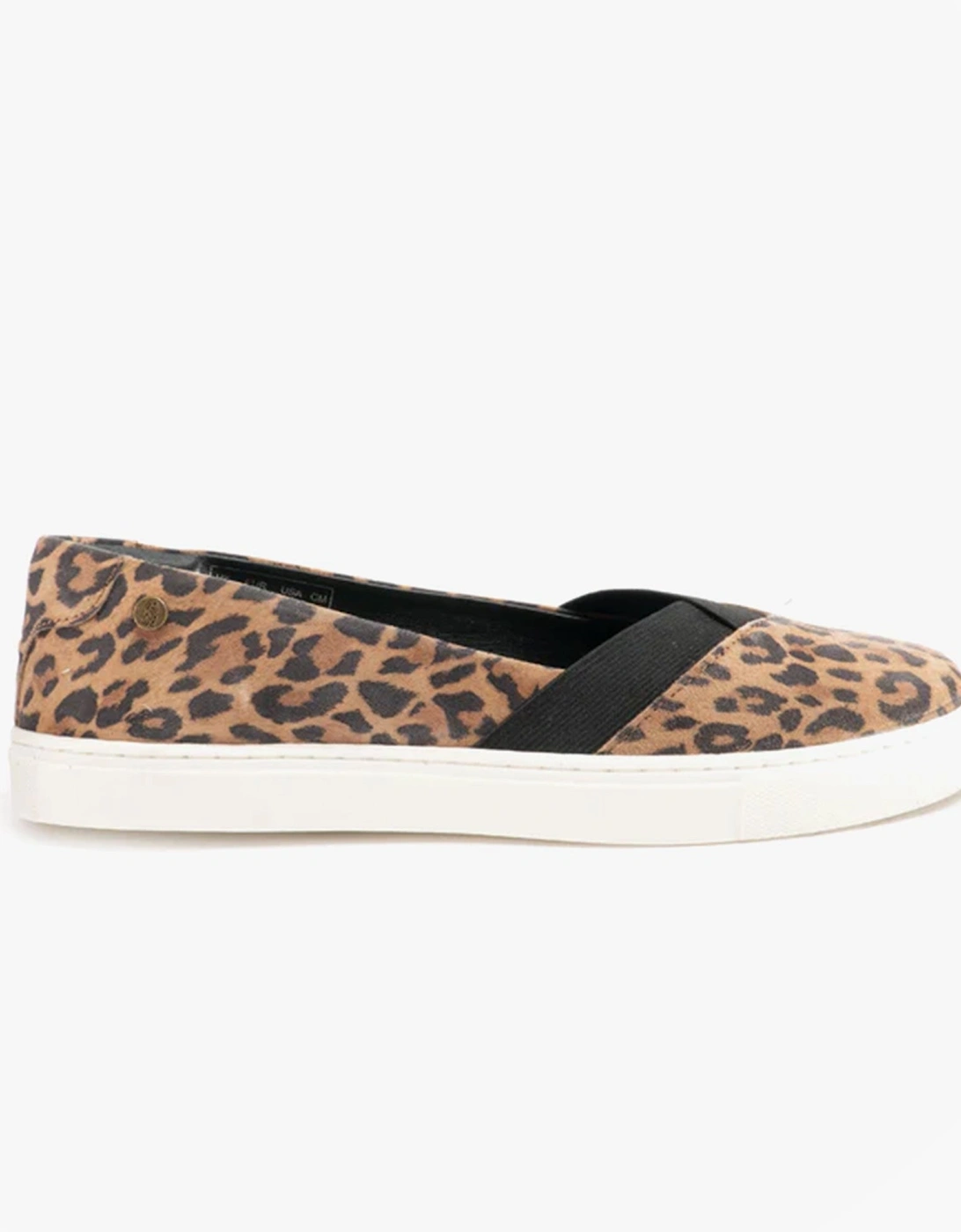 TIFFANY Womens Suede Slip On Pumps Leopard, 7 of 6