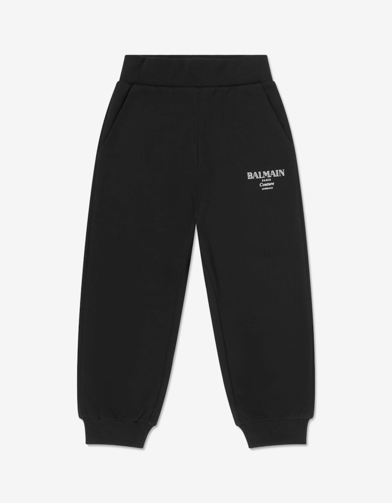Kids Logo Joggers in Black