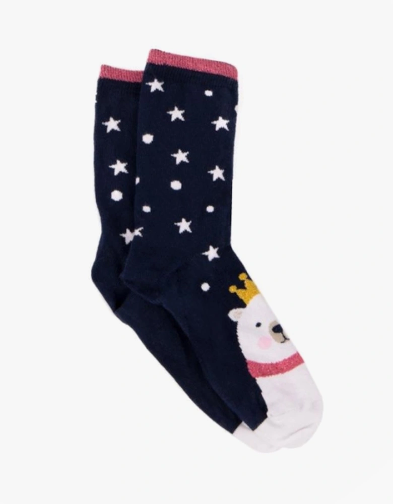 Isotoner NOVELTY ANKLE Womens Socks Polar Bear