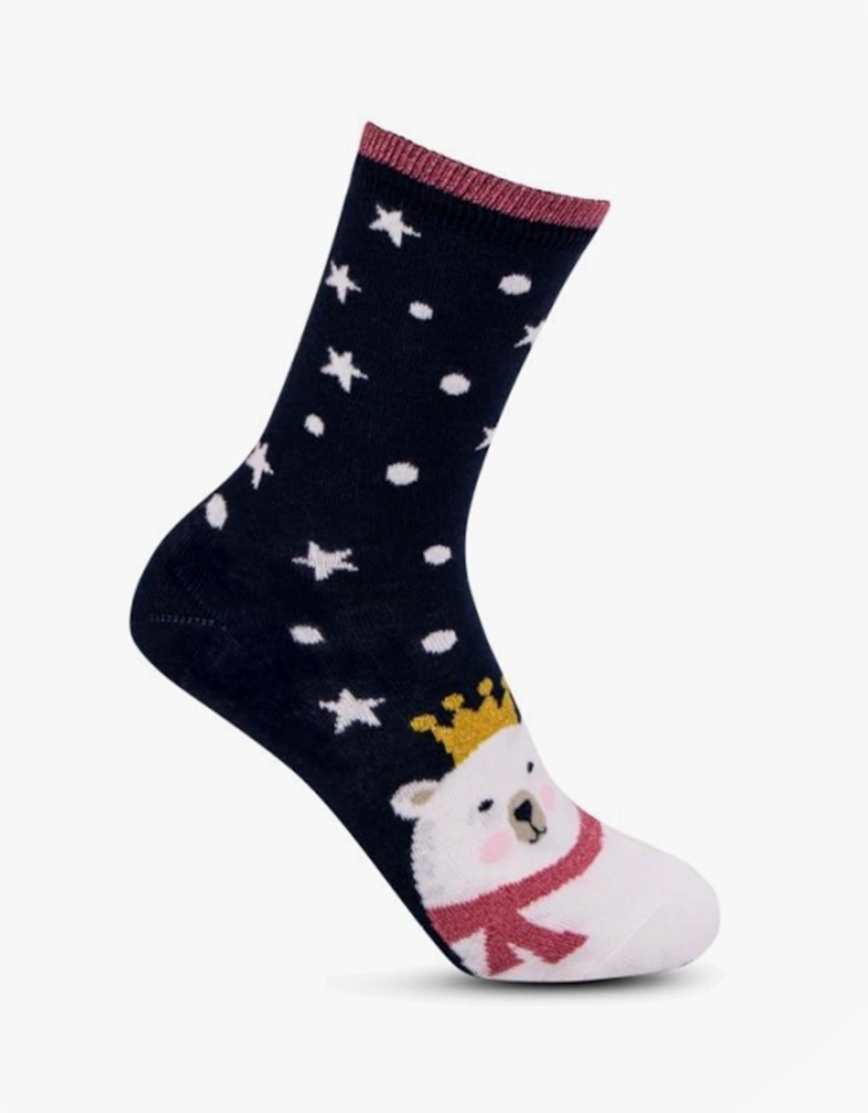 Isotoner NOVELTY ANKLE Womens Socks Polar Bear
