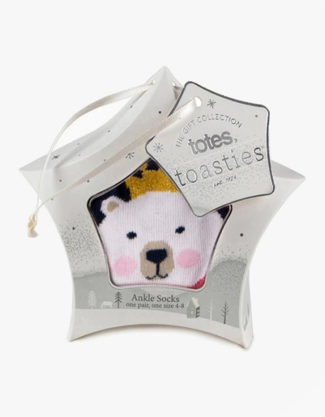 Isotoner NOVELTY ANKLE Womens Socks Polar Bear