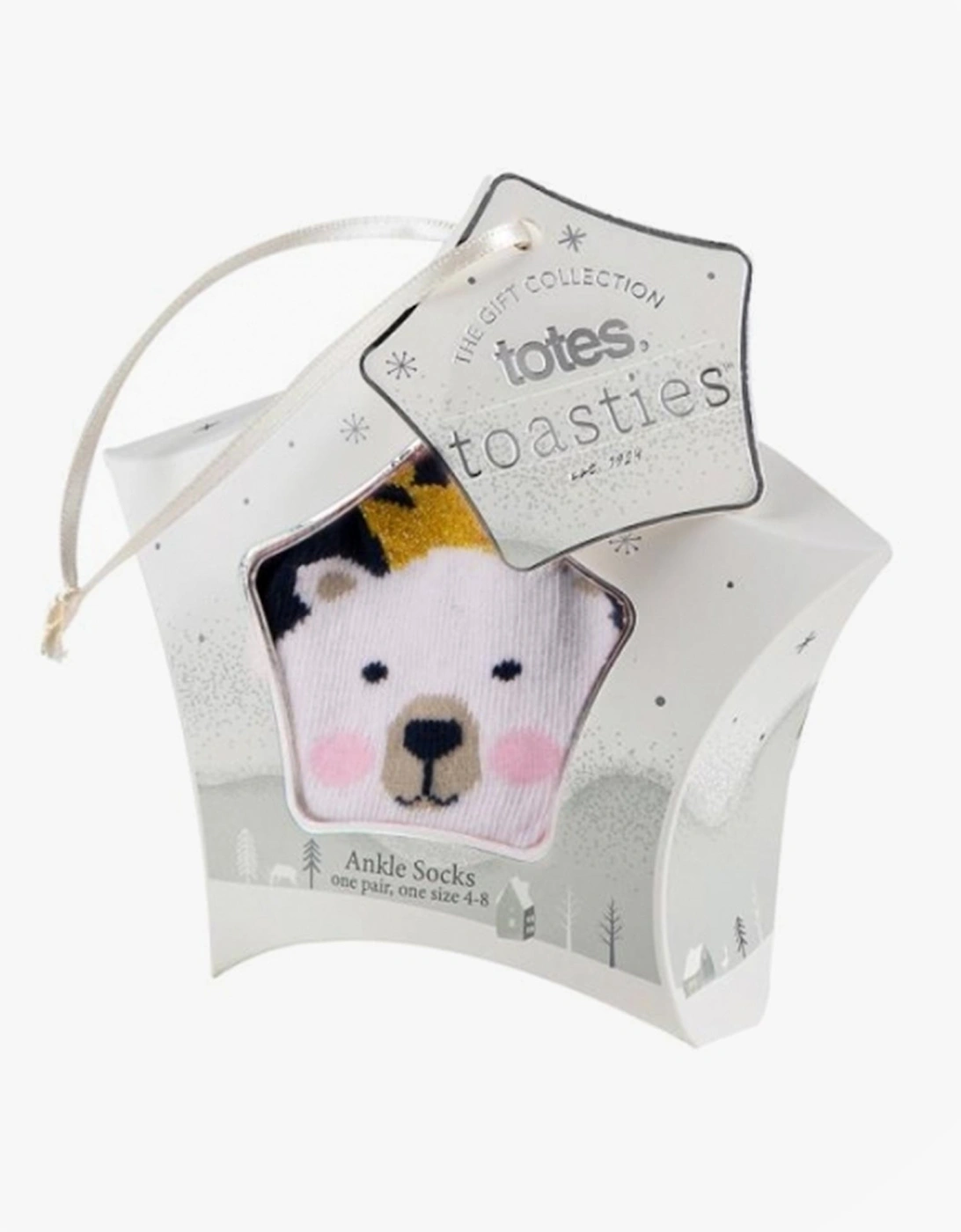 Isotoner NOVELTY ANKLE Womens Socks Polar Bear