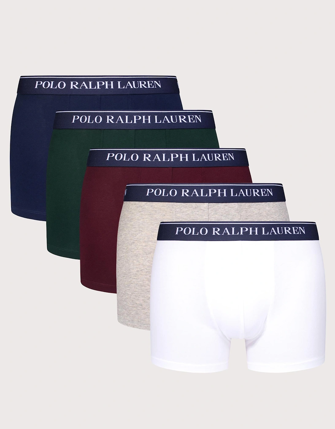 5 Pack Classic Stretch Cotton Trunks, 3 of 2