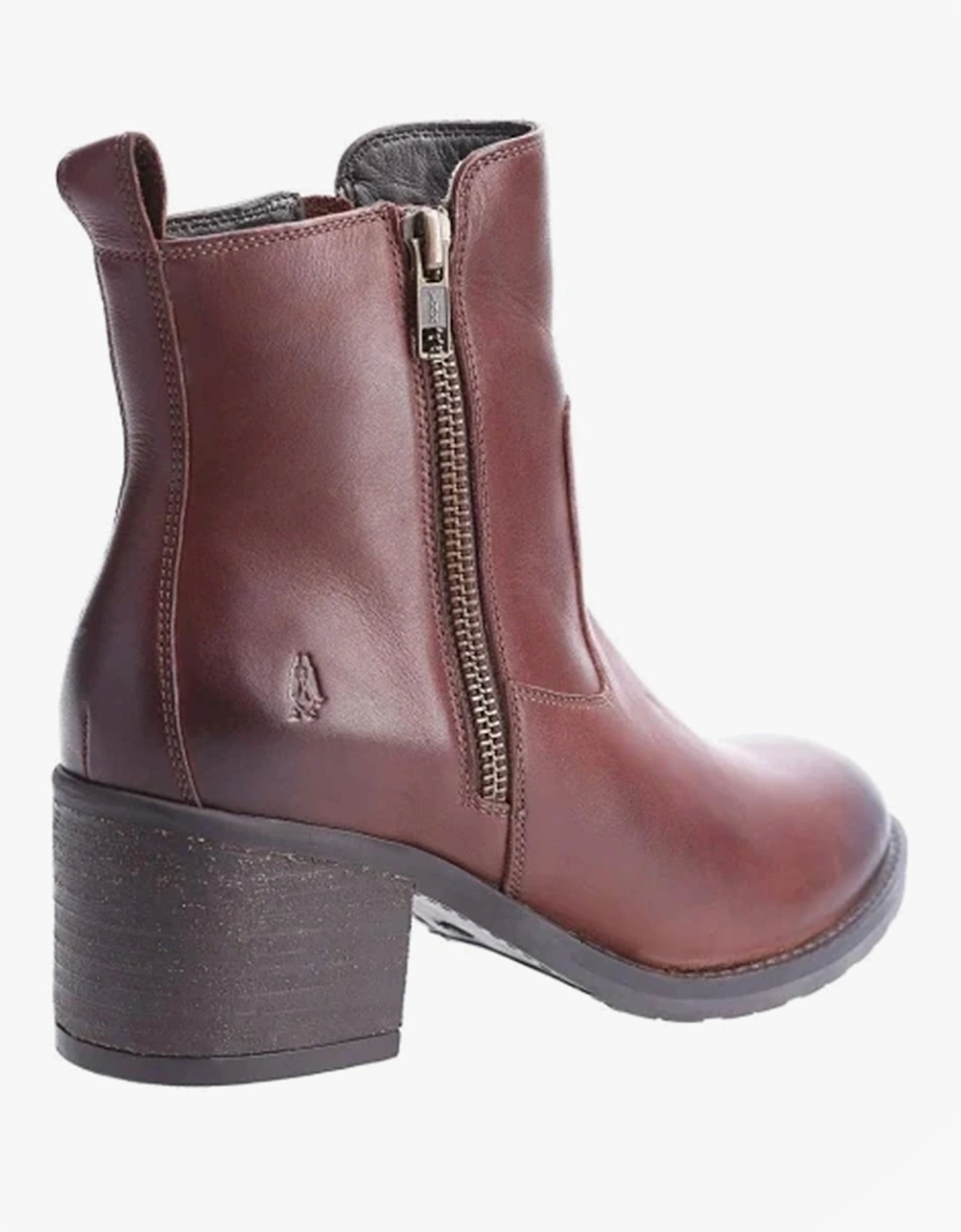 HELENA Womens Leather Boots Brown
