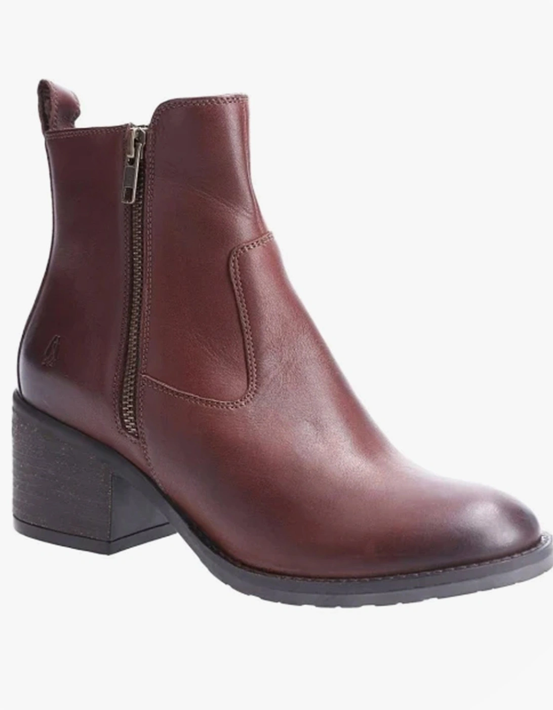 HELENA Womens Leather Boots Brown