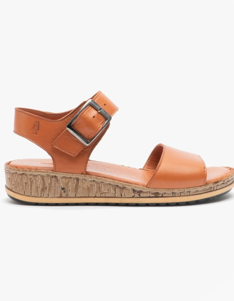 ELLIE Womens Leather Sandals Tan