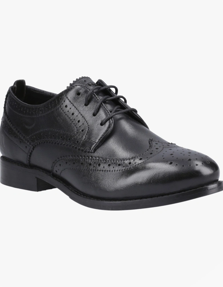 NATALIA Womens Brogue Shoes Black