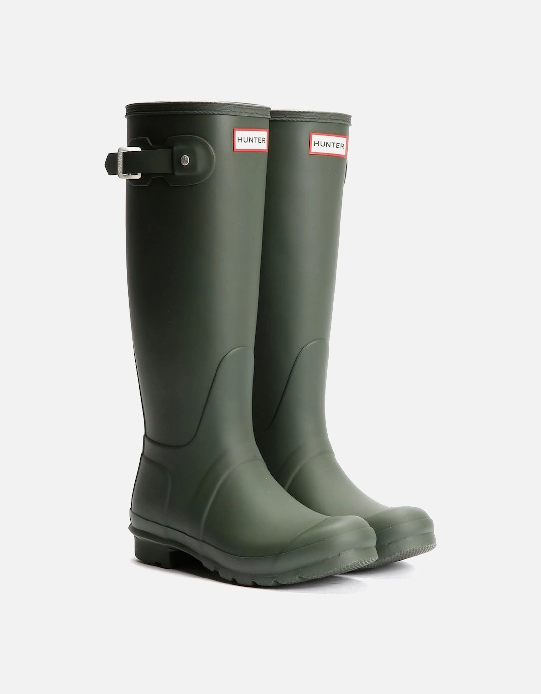 Original Tall Rubber Women's Dark Olive Wellington Boots, 9 of 8