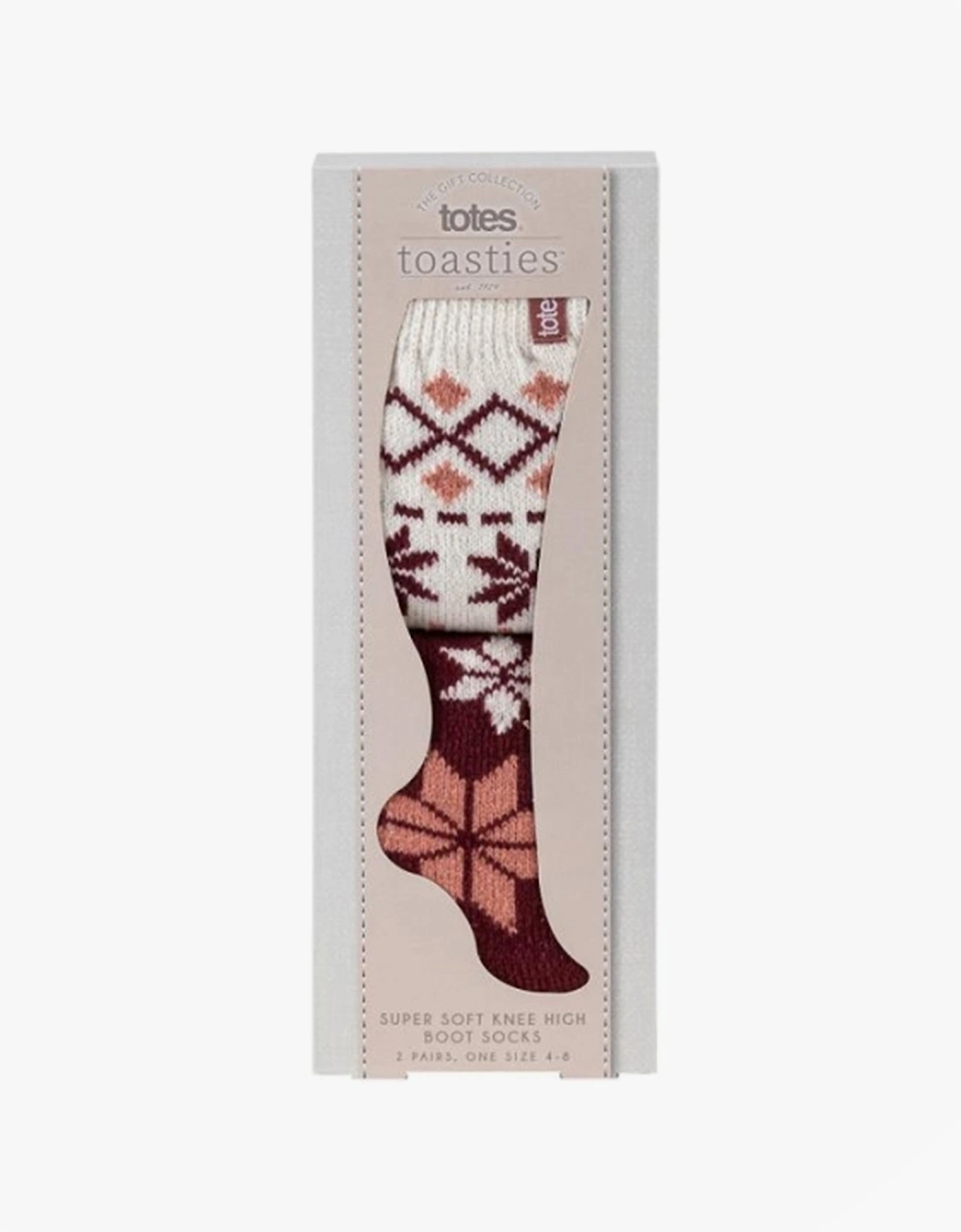 Isotoner KNEE HIGH SUPERSOFT Womens Boot Socks Berry