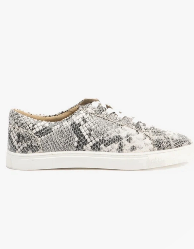 TESSA Womens Leather Casual Trainers Python